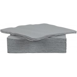 Serviettes en papier gris